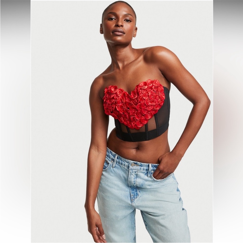 VICTORIA’S SECRET Very Sexy VS Archives Rosette Corset Top - Picture 2 of 10